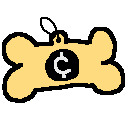 thief badge from mewgenics, yellow with coin design